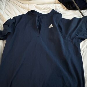 Adidas Short Sleeve Golf Pullover